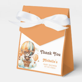 Schattigee rustieke Waterverf Beer ballonnen jonge Bedankdoosjes