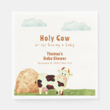 Schattigee rustieke Waterverf Heilige Koe Boerderi