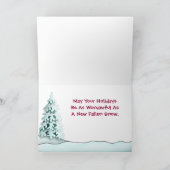 Schattigee RV  glasei camper Trailer Vakantie Feestdagen Kaart (Binnen)