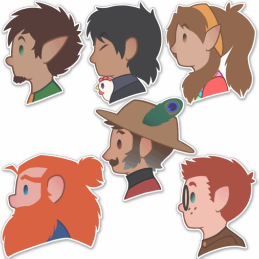 Schattigee SA! gieten Sticker (Voorkant)