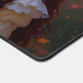 Schattigee Sad Anime Style Vrouw in Meadow bij zon Bureaumat (Hoek)