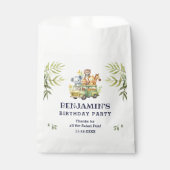 Schattigee Safari Animal Oerwoud Verjaardag Bedank Bedankzakje (Voorkant)