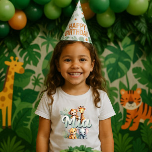 Schattigee Safari Animals MIA Kinder T-shirt