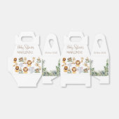 Schattigee safari Baby shower Favor Boxes Bedankdoosjes (Uitgevouwen)
