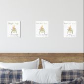Schattigee Safari Baby shower Games Poster Set (Slaapkamer)