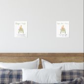 Schattigee Safari Baby shower Games Poster Set (Slaapkamer)