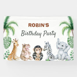 Schattigee safari babydieren spandoek