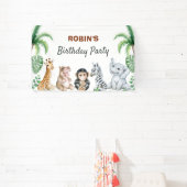 Schattigee safari babydieren spandoek (Insitu)