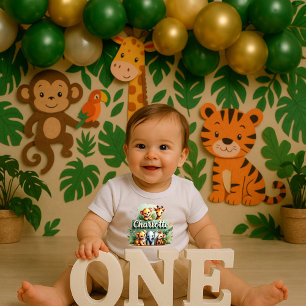 Schattigee Safari Dieren Charlotte Kinder T-shirt