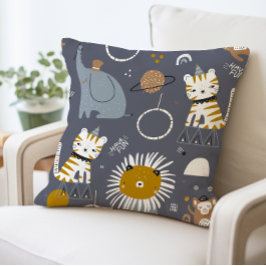 Schattigee Safari Dieren Decoratief Kussen, Leuk D Kussen