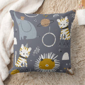 Schattigee Safari Dieren Decoratief Kussen, Leuk D Kussen (Deken)