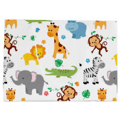 Schattigee Safari Dieren Kwekerij Patroon Large Cadeautasje