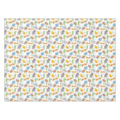 Schattigee Safari Dieren Kwekerij Patroon Tafelkleed (Voorkant (Horizontaal))