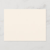 Schattigee Safari Dieren Leafy Baby shower Invitat Briefkaart (Achterkant)