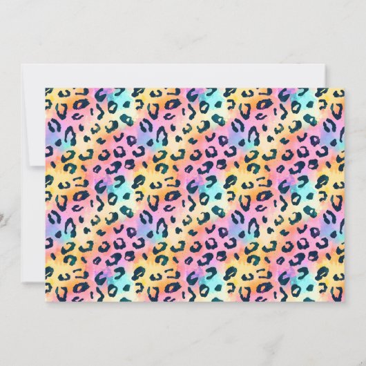 Schattigee Safari Kinder foto Verjaardag Dank u ka Bedankkaart (Achterkant)