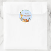 Schattigee Safari Oerwoud Baby shower Stickers (Tas)