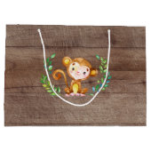 Schattigee Safari Oerwoud Dieren Baby shower Gift  Groot Cadeauzakje (Achterkant)