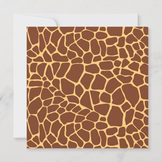 Schattigee Safari Oerwoud Verjaardagsfeestuitnodig Kaart (Achterkant)