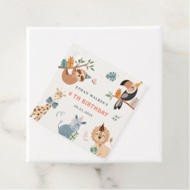 Schattigee Safari Party Dieren Kinderen Verjaardag Bedankjes Labels