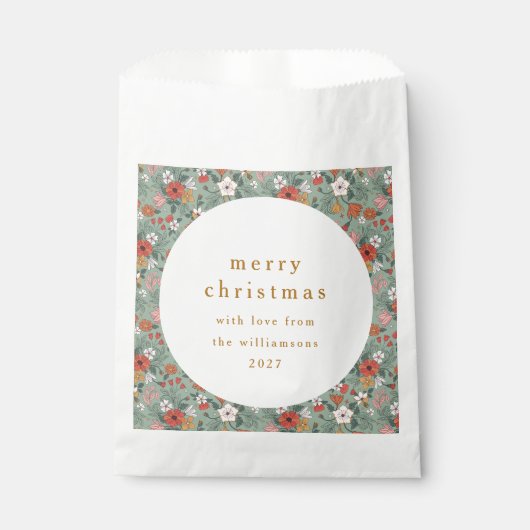 Schattigee Sage Groene Botanische Aangepaste Vroli Bedankzakje (Voorkant)