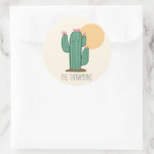 Schattigee Saguaro Cactus Envelope Seals Stickers (Tas)