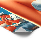 Schattigee Sailor Nautical Pin-up Poster (Hoek)