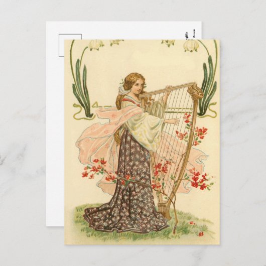 Schattigee Saint Patrick's Day briefkaart (Voorkant / Achterkant)