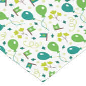 Schattigee Saint Patrick's Day Green Balloons Flag Korte Tafelloper (Hoek)