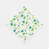 Schattigee Saint Patrick's Day Green Balloons Flag Servetten (Hoek)
