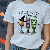 Schattigee Salem Witch Cocktail Club Halloween Tsh T-shirt