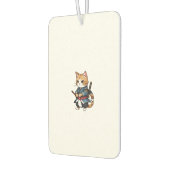Schattigee Samurai Cat Phone Case Design Luchtverfrisser (Links)
