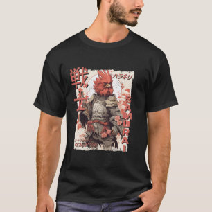 Schattigee Samurai Chicken Warrior Japanese Ninja T-shirt