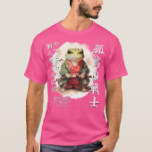 Schattigee Samurai Frog Warrior Japanese Ninja Fro T-shirt (Voorkant)