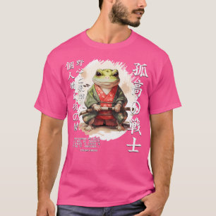 Schattigee Samurai Frog Warrior Japanese Ninja Fro T-shirt
