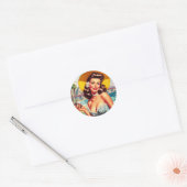  Schattigee San Francisco Pin-up Ronde Sticker (Envelop)