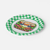 Schattigee sandwich picknick papieren bordje (Gekanteld)