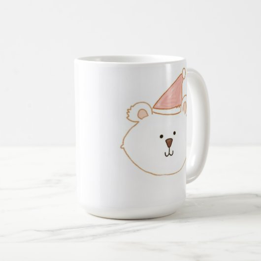 Schattigee Santa beer mok (Voorkant rechts)