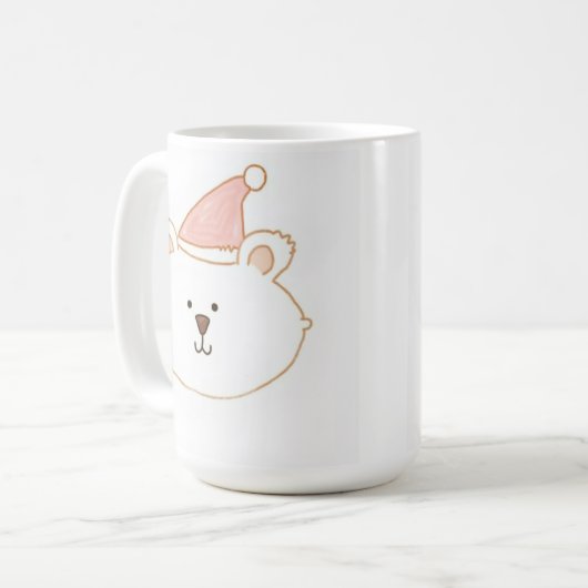 Schattigee Santa beer mok (Voorkant links)