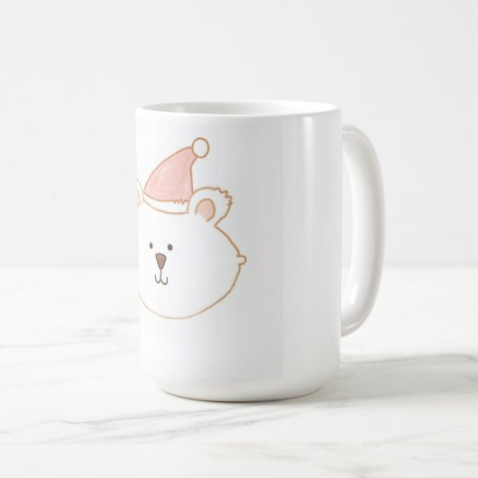 Schattigee Santa beer mok (Voorkant rechts)