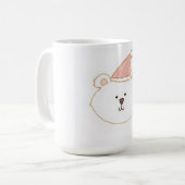 Schattigee Santa beer mok (Voorkant links)