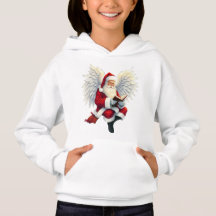 Schattigee Santa Claus Angel Kinder Hoodie T-shirt
