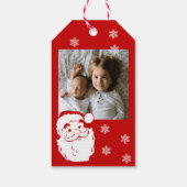 Schattigee Santa Claus Gift Labels Cadeaulabel (Achterkant)