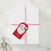 Schattigee Santa Claus Gift Labels Cadeaulabel (Met Touw)