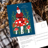 Schattigee Santa Claus Magische Paddestoelen CUSTO Briefkaart