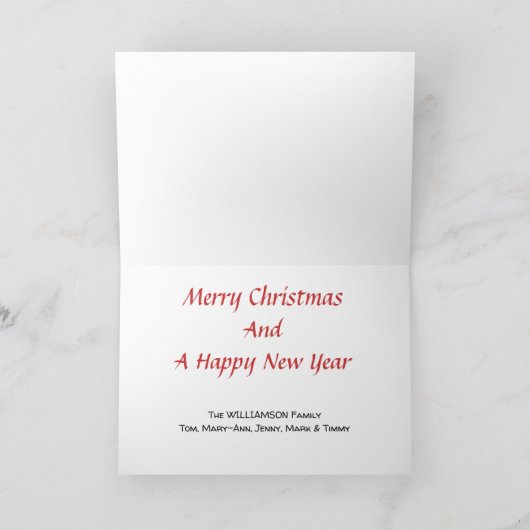 Schattigee Santa Claus Rubber Duck Kerst Feestdagen Kaart (Binnen)