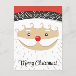Schattigee  Santa Clause Face Briefkaart