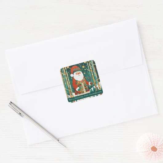 Schattigee Santa Clause Sticker (Envelop)