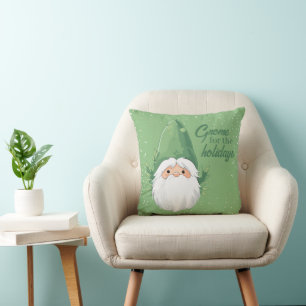 Schattigee Santa Gnome voor de Feestdagen Kussen