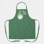 Schattigee Santa Gnome voor de Feestdagen Schort (Voorkant)