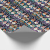 Schattigee Santa Gnomes Cadeaupapier (Hoek)